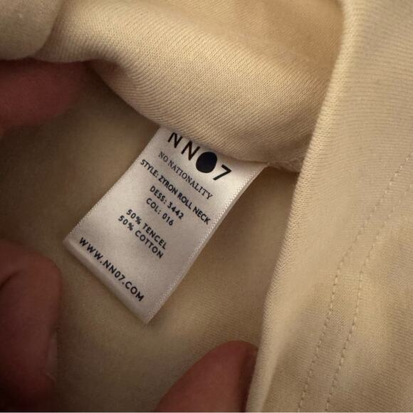 NN07 M NWT Men's Beige Turtleneck Sweater 3554 F - Picture 10 of 13